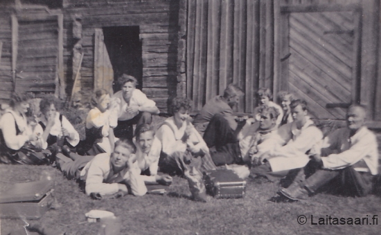 Laitasaaren Ns maakuntajuhlassa Limingassa (1953)