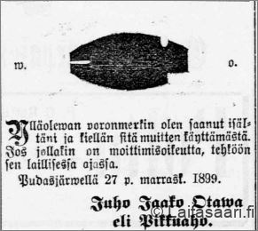 Poromerkki Pikkuahot