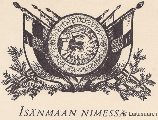 Kunniakirjan yläosa