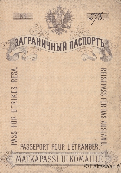 Amerikan passi v. 1913