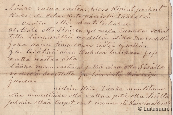 Resepti rusua vastan