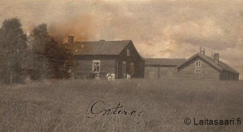 Vanha kuva Onteron talosta