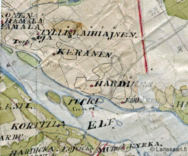 Muhos, pitäjänkartasto