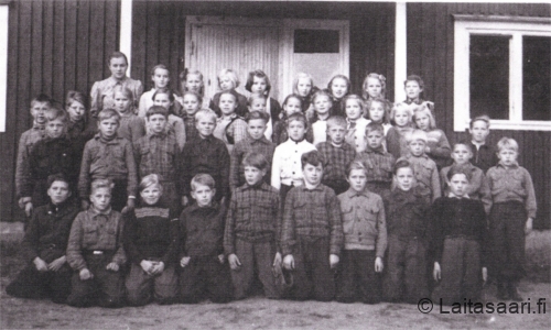 Huovilan koululaisia 1940-50
