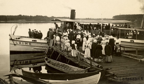 Laine lähdössä Muhokselta kesällä 1919