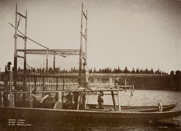 Muhoksen lohipato 1890-luvulla Muhoksen lohipato 1890-luvulla