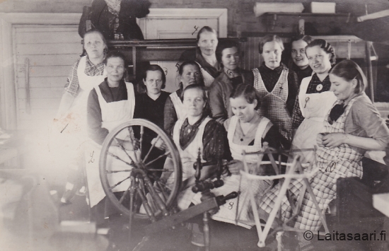 Laitasaaren Marttojen kudontakurssi 1938