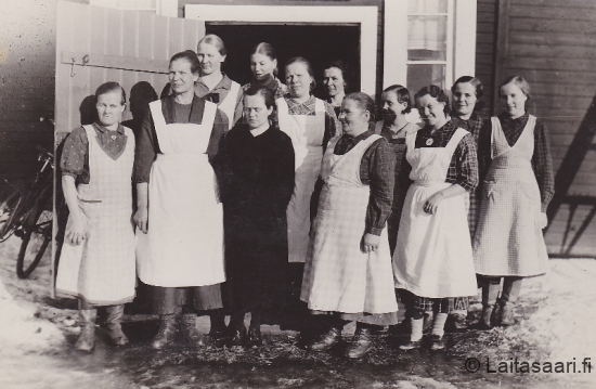 Laitasaaren Marttojen kudontakurssi 1938